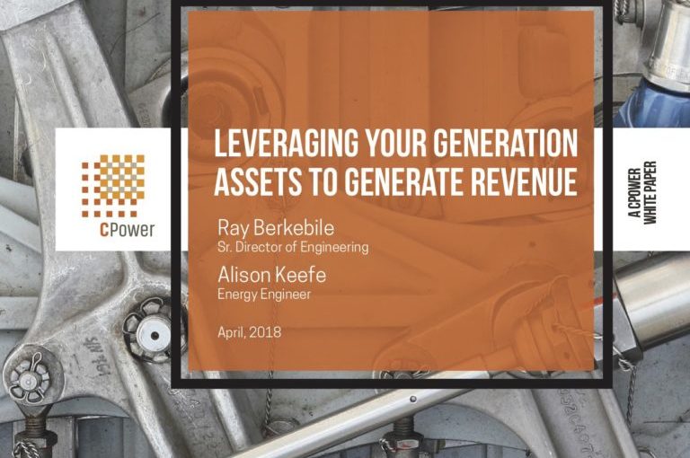 Leveraging Your Generation Assets To Generate Revenue