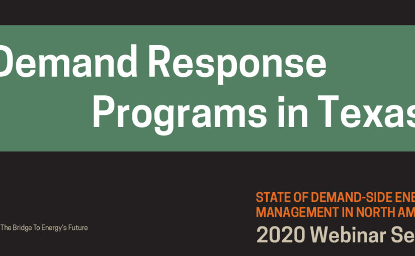 Demand Response Programs in Texas (Video)